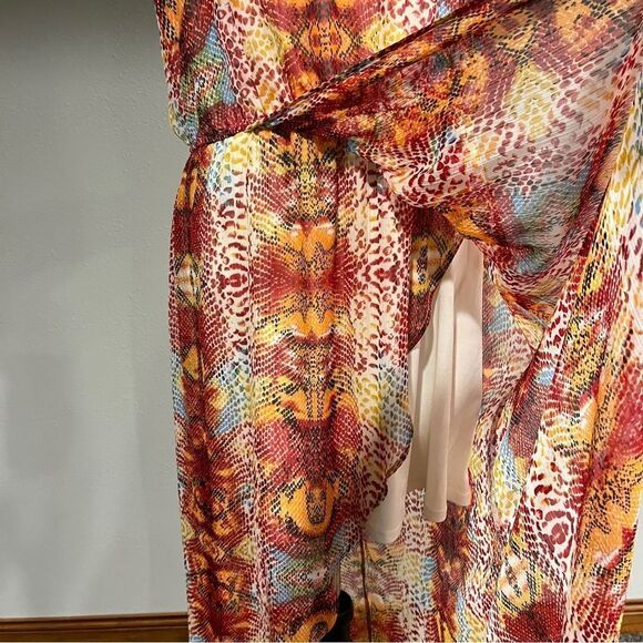 Olsenboye Colorful Snake Print Split Skirt
Dress size L Large - Picture 6 of 14